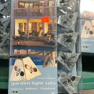 Lot of 4 sets garden/patio lights